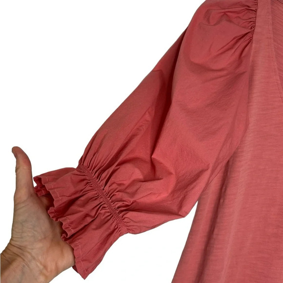 NATION LTD Oralia Flounce Mini Dress in Pink Cheeks Sz S EUC - Picture 10 of 11